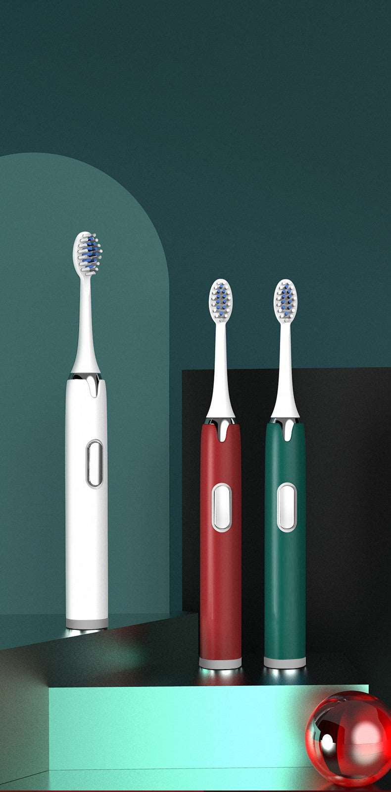 Ultrasonic Rechargeable Electric Toothbrush - Aeroblix