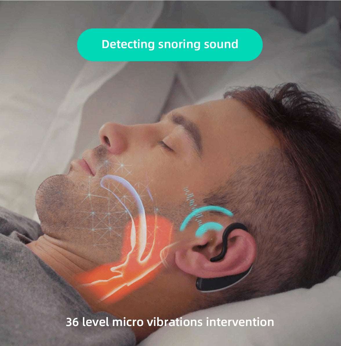 Anti-snoring Earset Snore Sleep Aid Device - Aeroblix