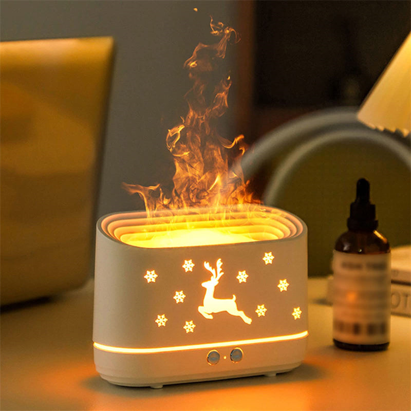 Elk Flame Humidifier Diffuser Lamp - Aeroblix